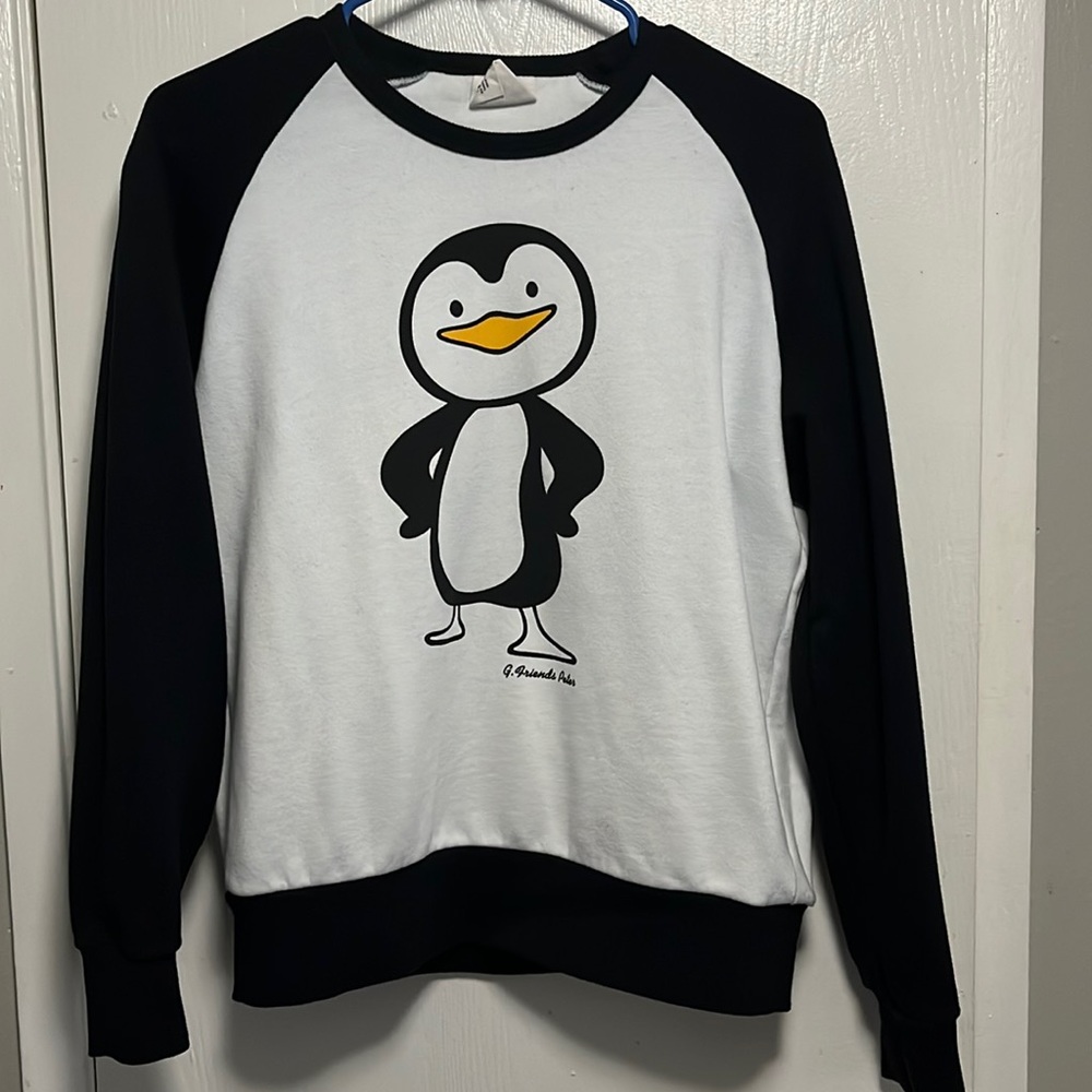 Black and White Penguin Sweater.